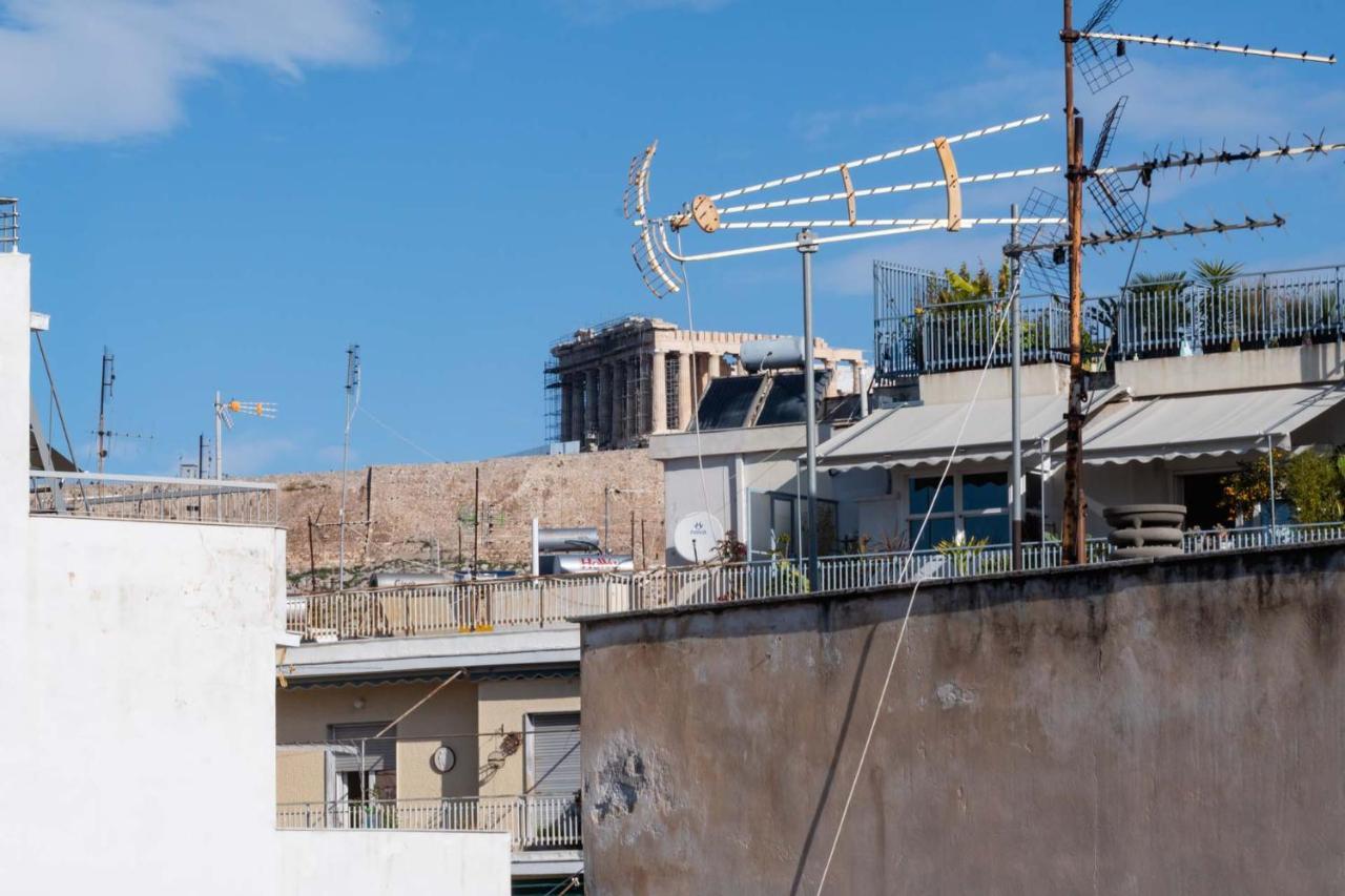 Acropolis View Vintage Style Apartment In Koukaki เอเธนส์ ภายนอก รูปภาพ